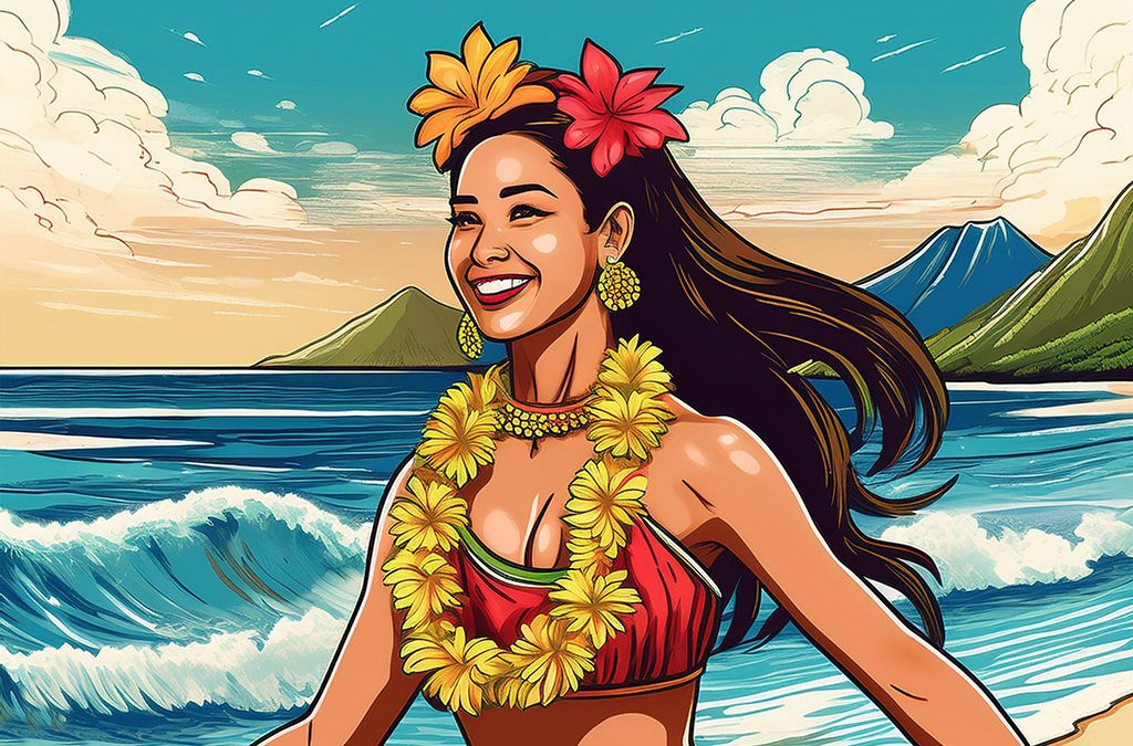 hula dancer at hawaiian luaus
